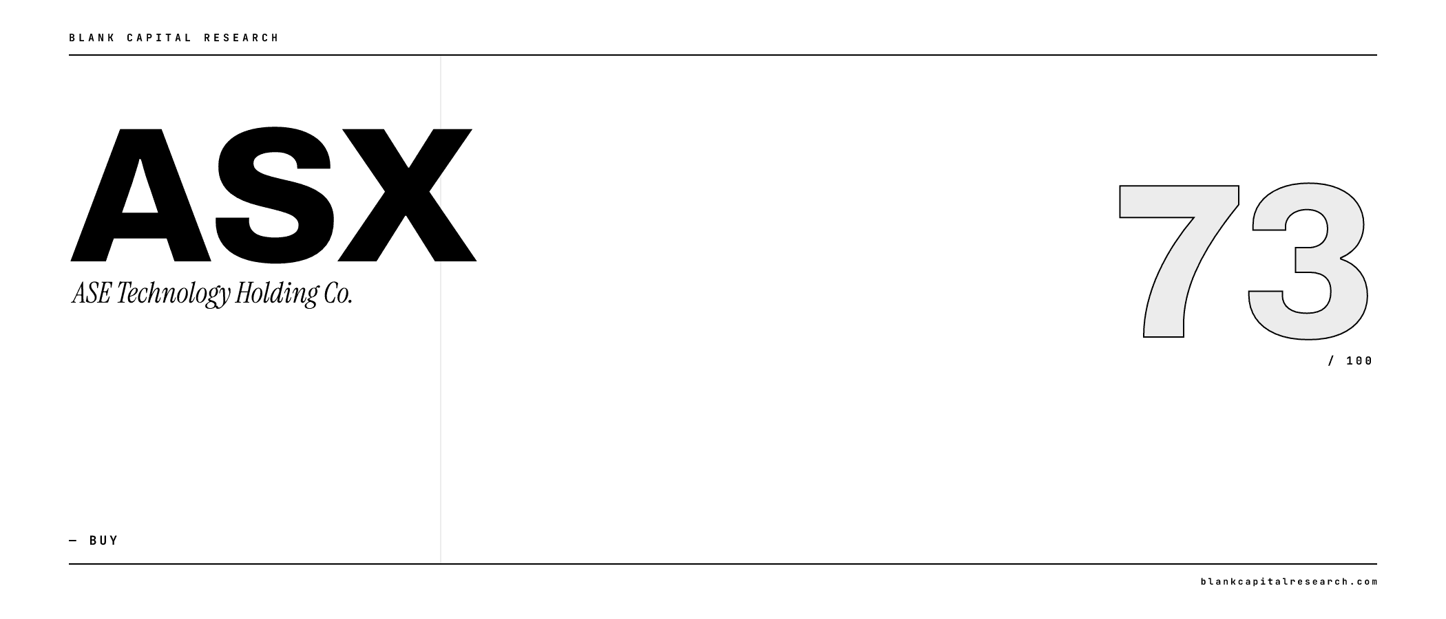 ASE Technology Holding Co. (ASX) Quantitative Analysis: Buy Rating With a 73/100 Composite Score