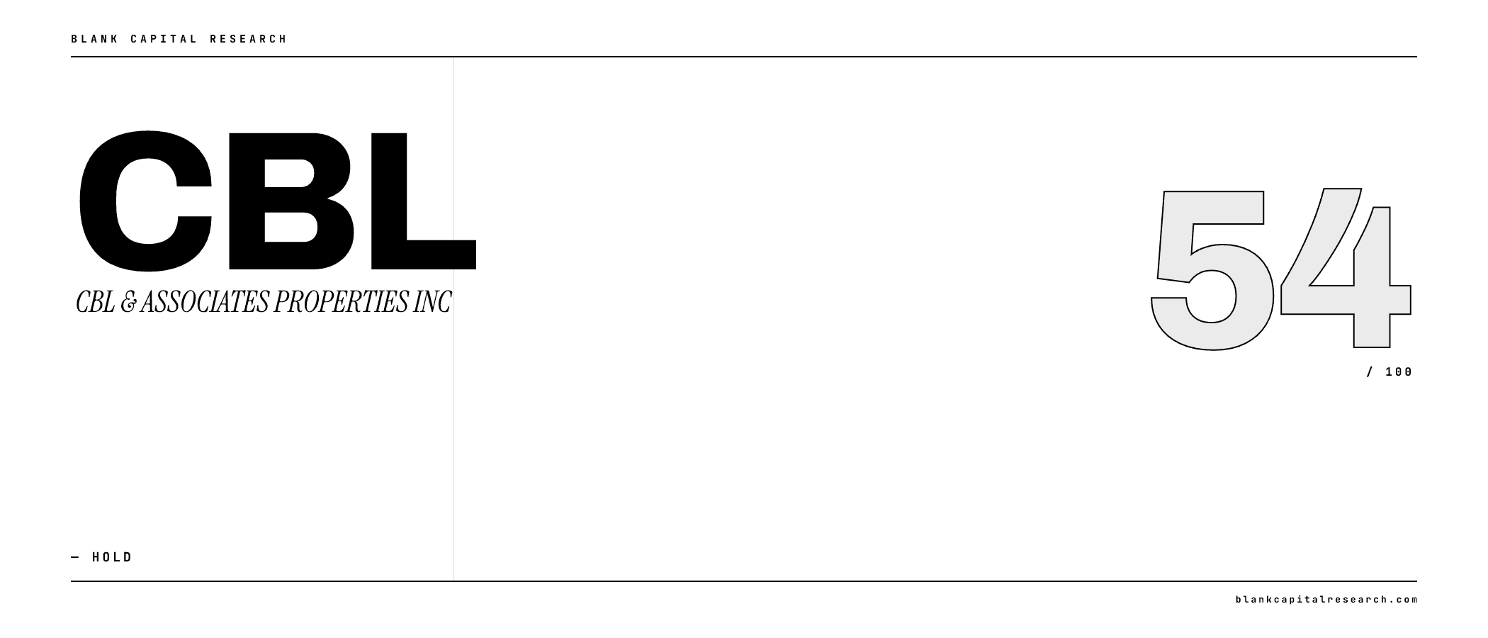 CBL & ASSOCIATES PROPERTIES INC (CBL) Is Wall Street's Safest Bet. What Could Go Wrong?