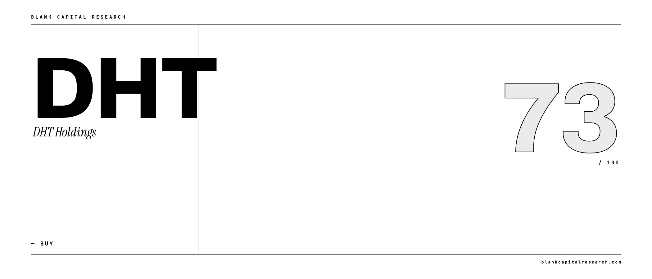DHT Holdings (DHT): What Six Quantitative Factors Reveal About This Transportation, Communications, Electric, Gas, And Sanitary Services Stock