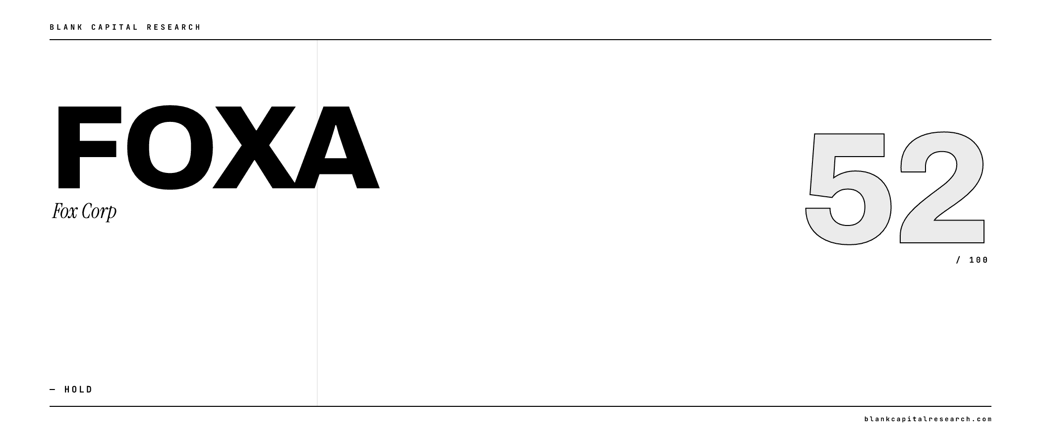 Fox Corp (FOXA) Is Wall Street's Safest Bet. What Could Go Wrong?