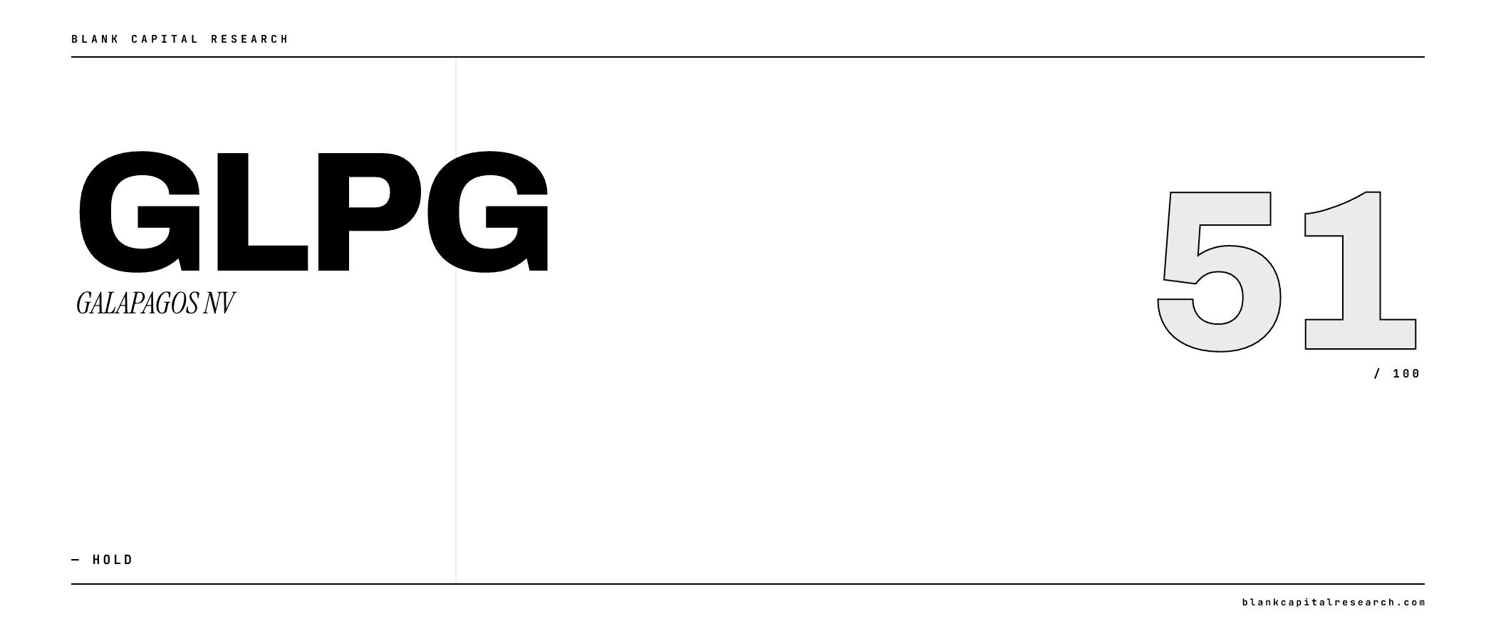 GALAPAGOS NV (GLPG) Is Wall Street's Safest Bet. What Could Go Wrong?