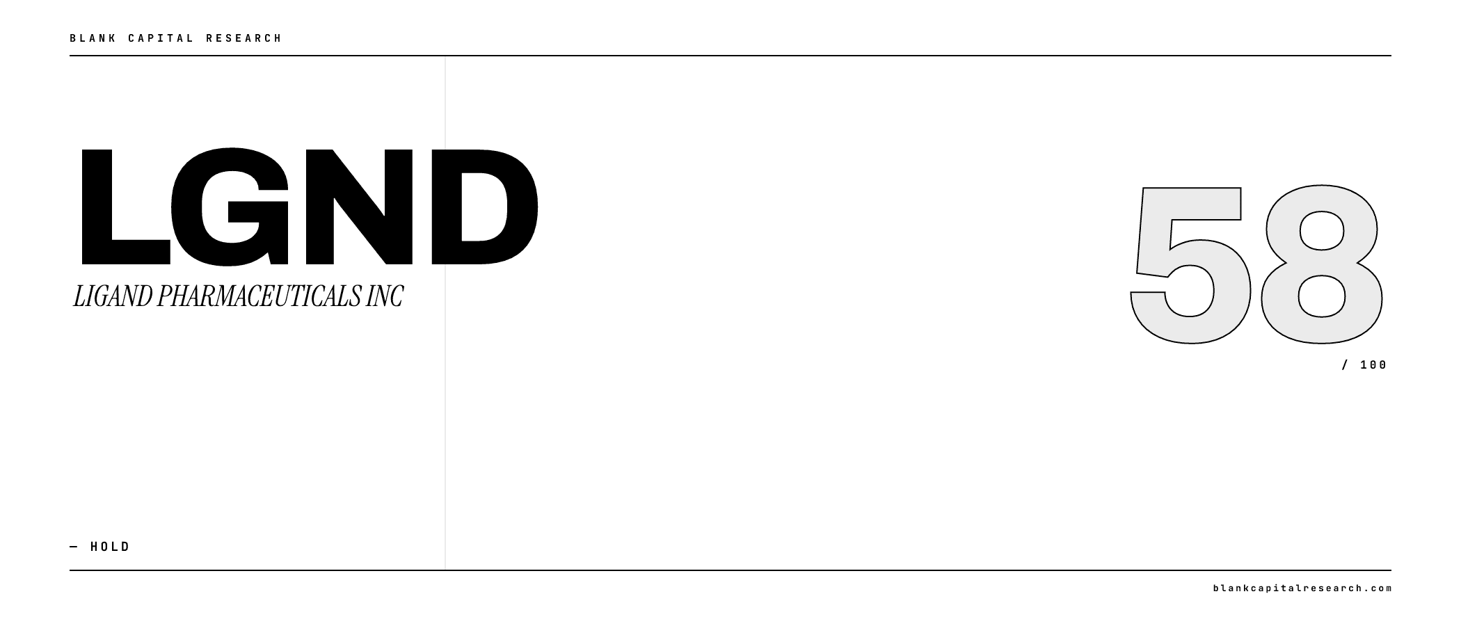 LIGAND PHARMACEUTICALS INC (LGND) Is Wall Street's Safest Bet. What Could Go Wrong?