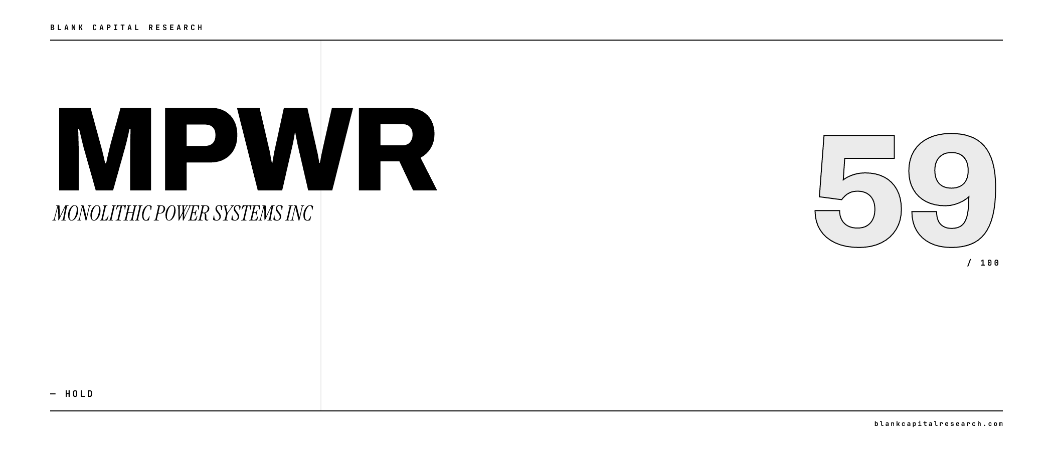 MONOLITHIC POWER SYSTEMS INC (MPWR) Is Wall Street's Safest Bet. What Could Go Wrong?