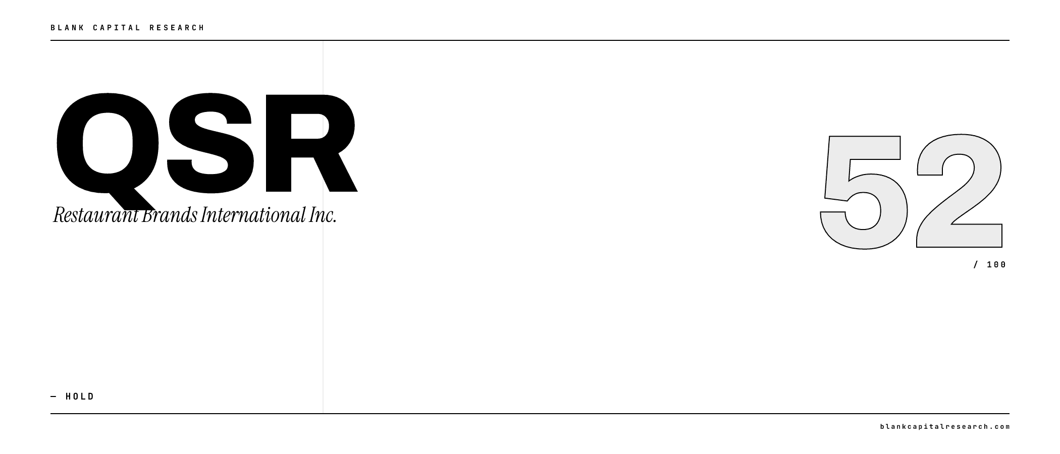 Restaurant Brands International Inc. (QSR) Is Wall Street's Safest Bet. What Could Go Wrong?