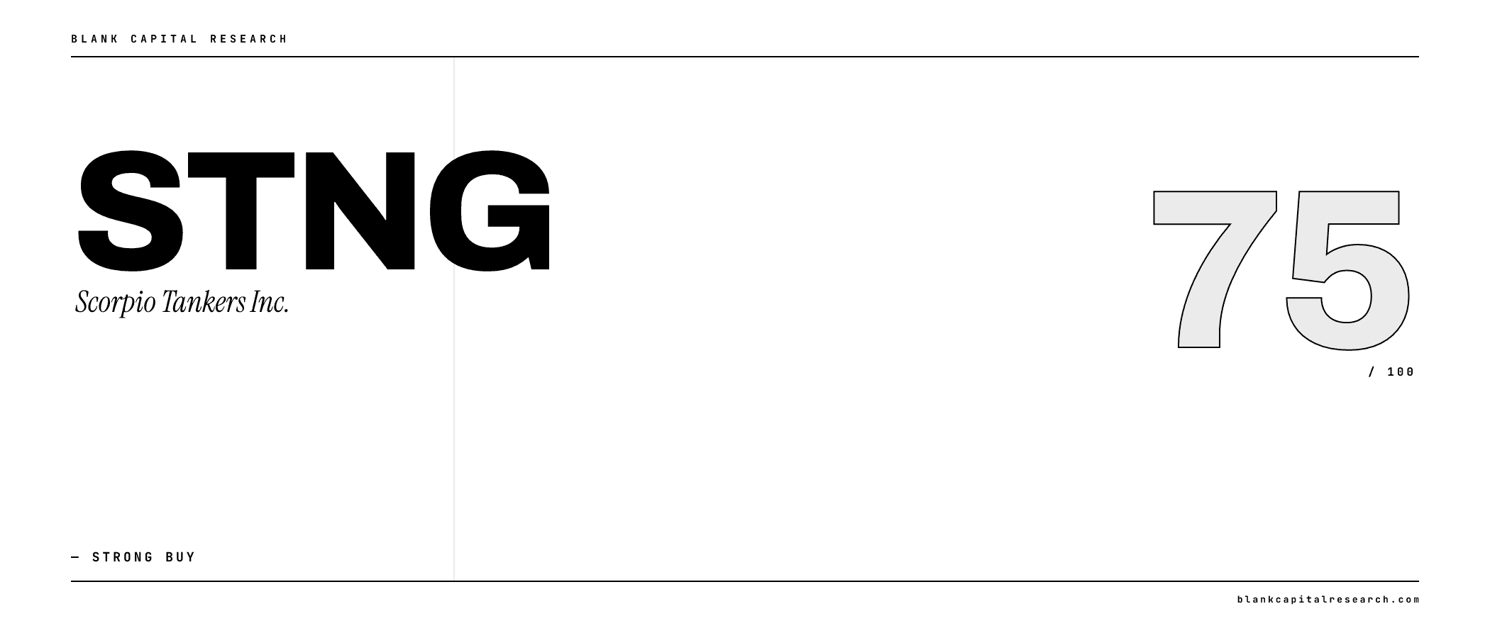 Scorpio Tankers Inc.: The Transportation, Communications, Electric, Gas, And Sanitary Services Stock Ranked #11 Among 7,333 U.S. Companies