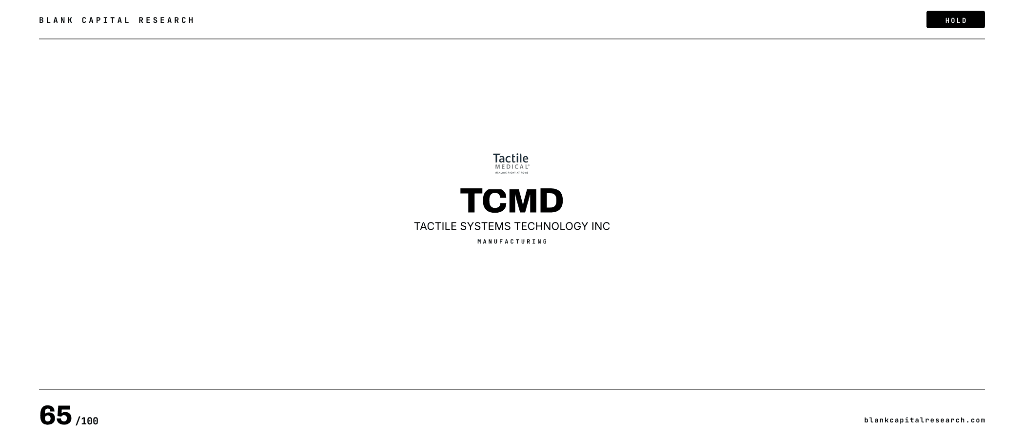 Our Quant Model Ranks a Small Healthcare Company at Number One