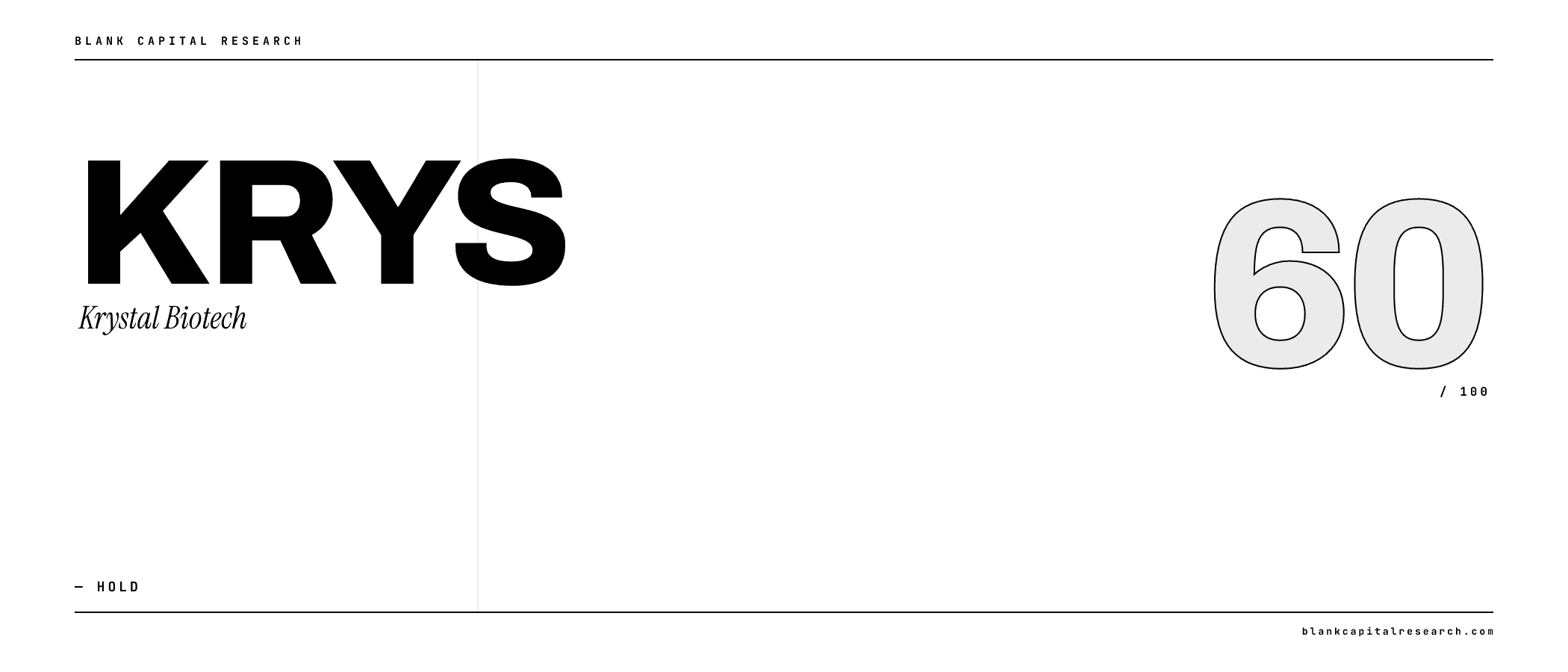 Krystal Biotech, Inc. (KRYS) Is Wall Street's Safest Bet. What Could Go Wrong?
