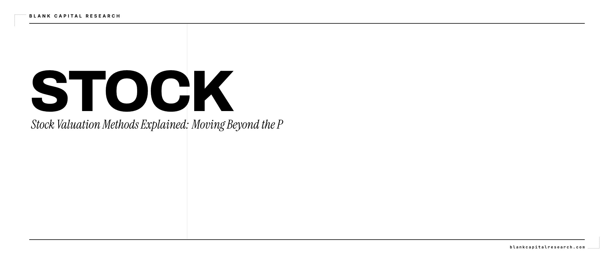 Stock Valuation Methods Explained